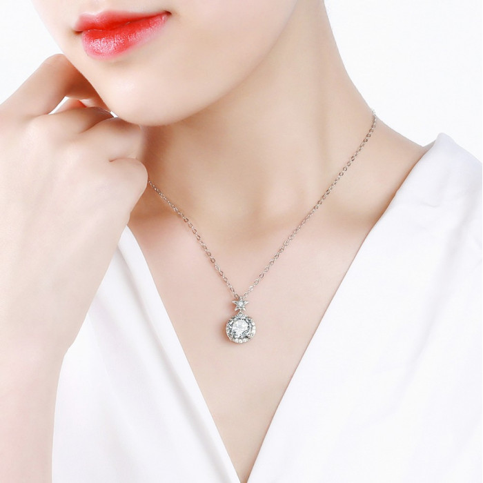 Zuzanna Pendentif Moissanite
