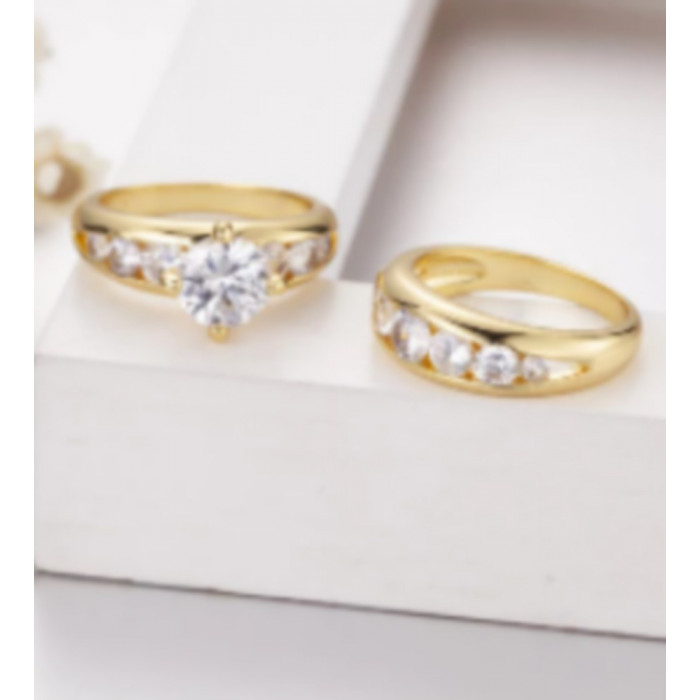 SAMYRA Bague Double en Argent
