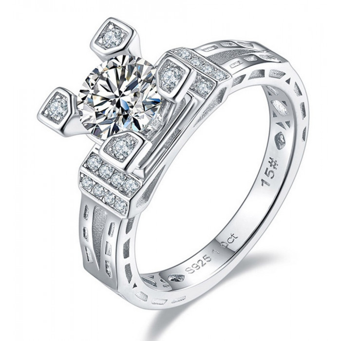 Olympia bague Moissanite
