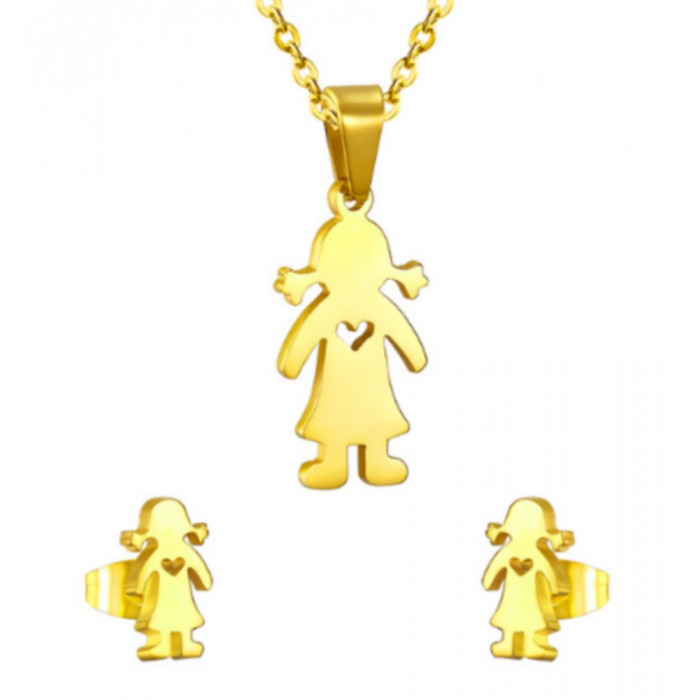 Parure de bijoux fillette 2 pièces