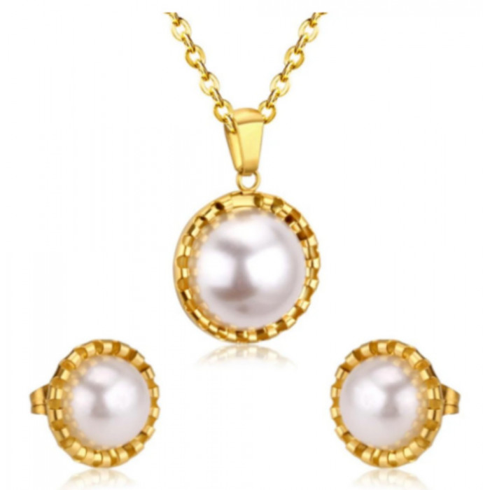 Parure de bijoux perles 2 pièces