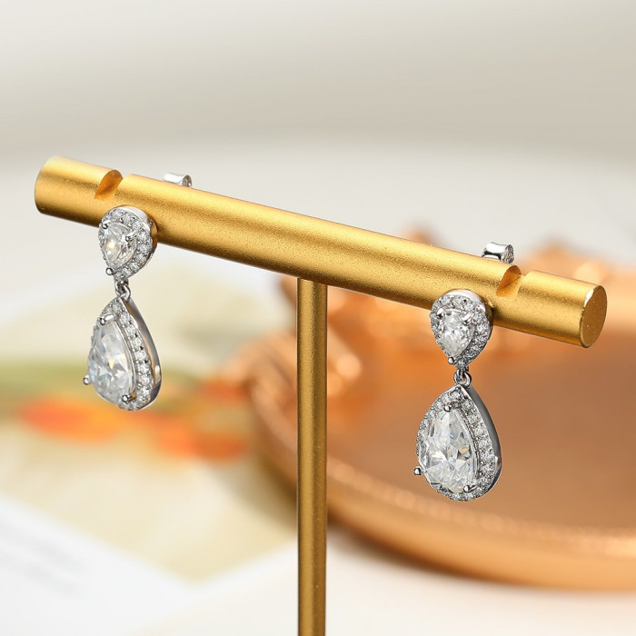 Athena Boucles d'oreilles Moissanites