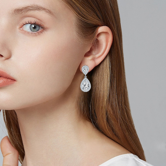 Athena Boucles d'oreilles Moissanites