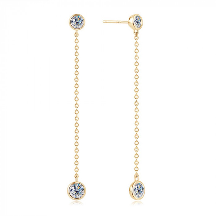 Shayma Boucles d'oreilles Moissanites