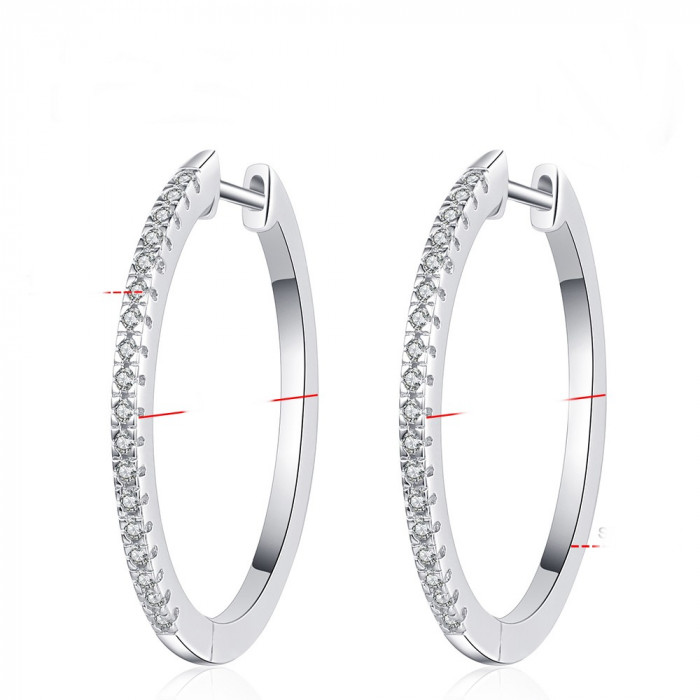 Tesnim Créoles Moissanites