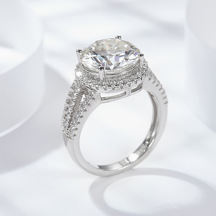 Kathleen bague Moissanite
