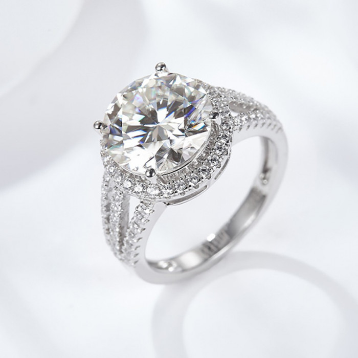 Kathleen bague Moissanite