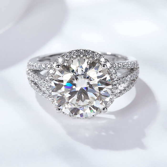 Kathleen bague Moissanite