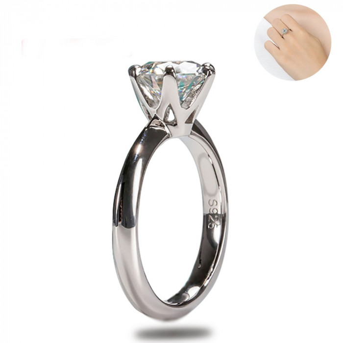 Marjorie bague Moissanite