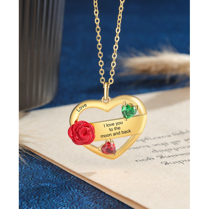 Sublime Pendentif Cœur personnalisable