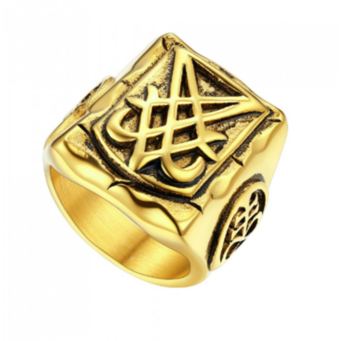 Bague chevalière Pentacle
