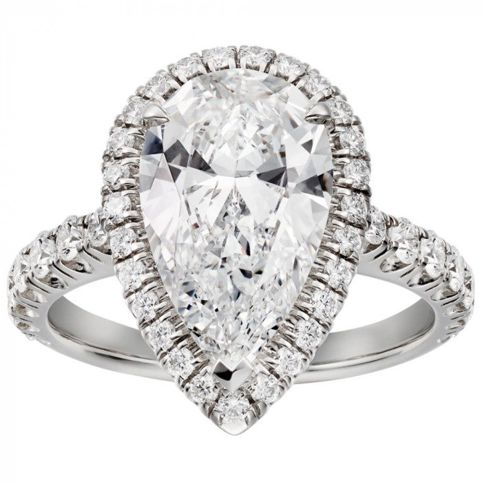CHARLOTTE bague Moissanite en Or