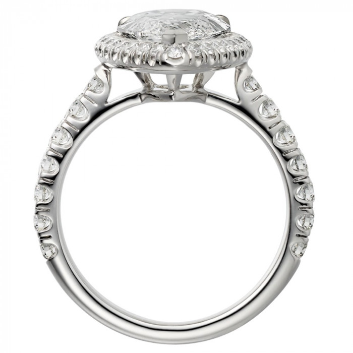 CHARLOTTE bague Moissanite en Or