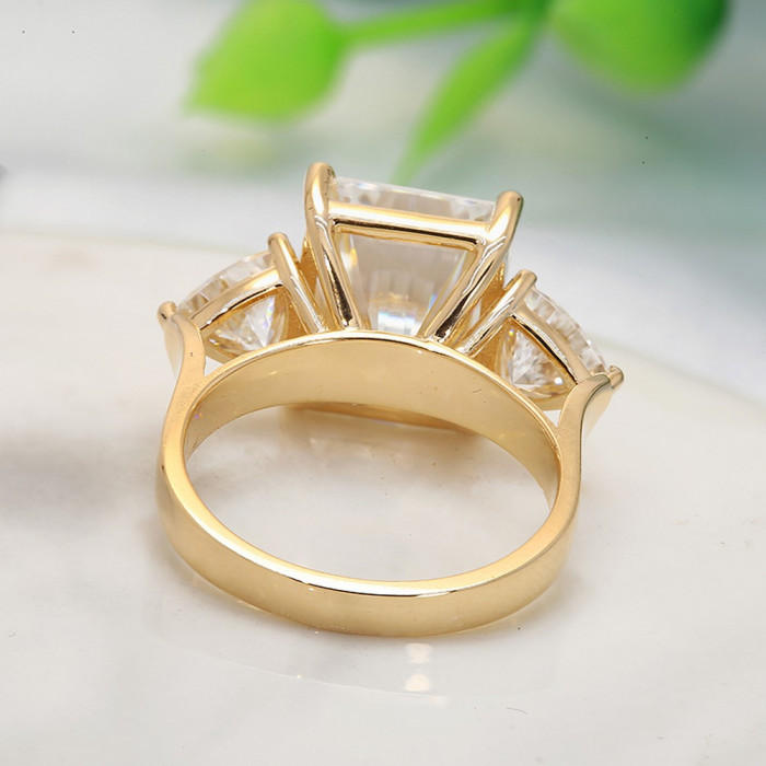 DIANA bague Moissanite en Or