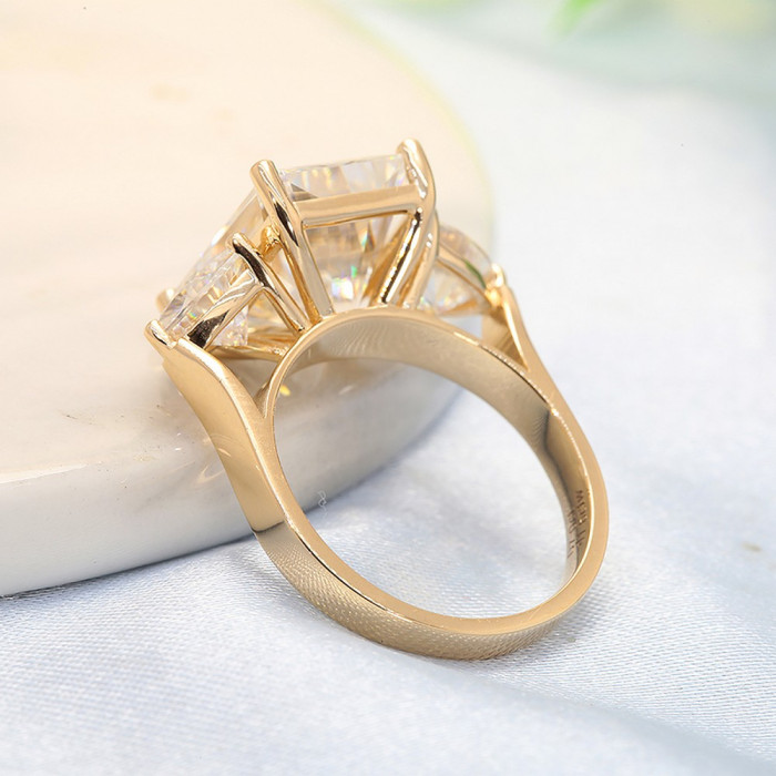 DIANA bague Moissanite en Or
