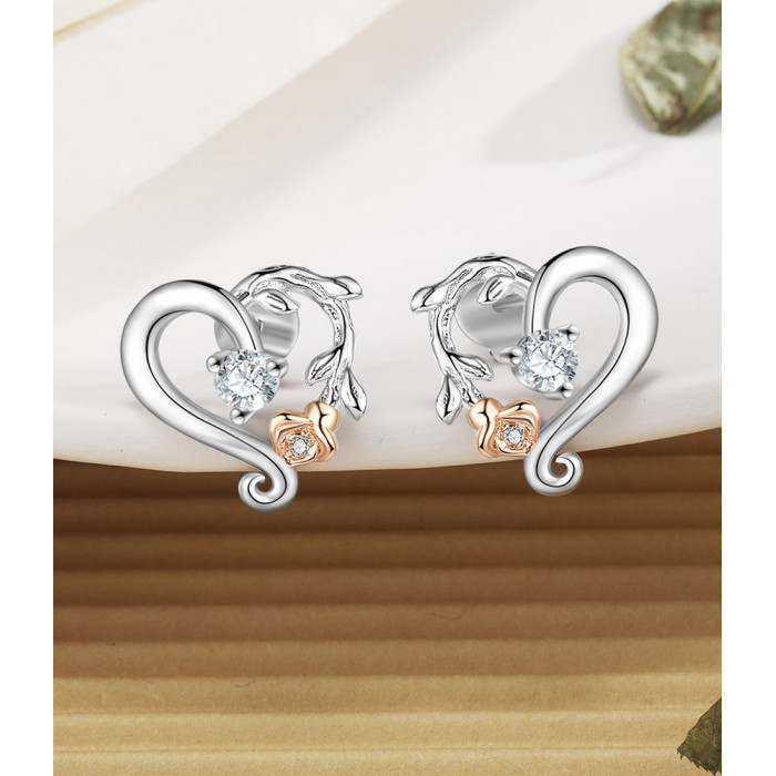 ELYANA Boucles d'oreilles Cœur
