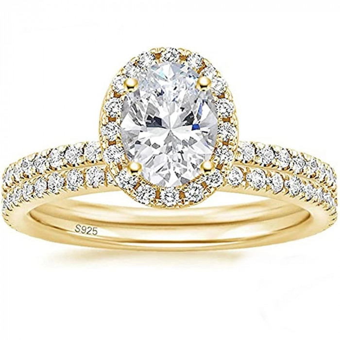 Emma bague double en Argent