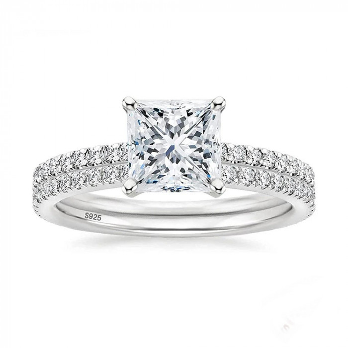Inès bague double en Argent