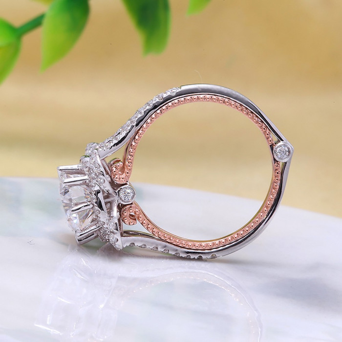 HELINA bague Moissanite en Or