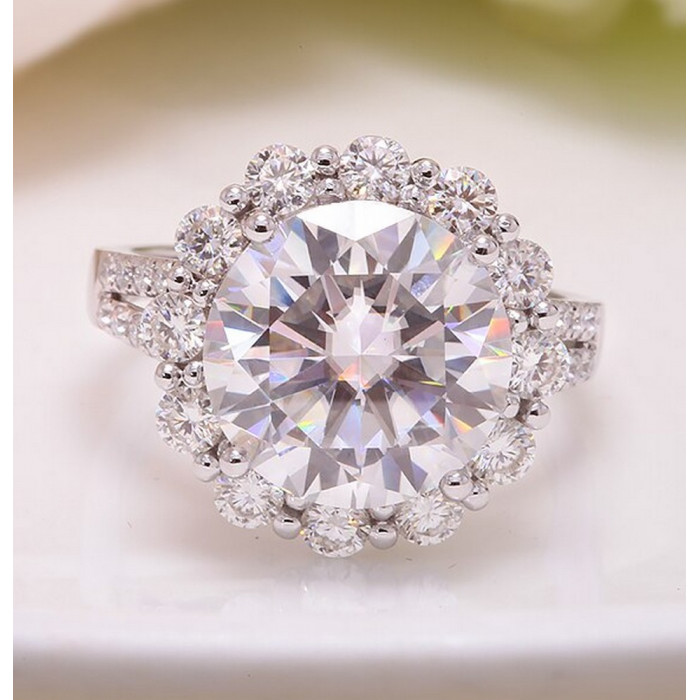 Eva bague Moissanite en Or