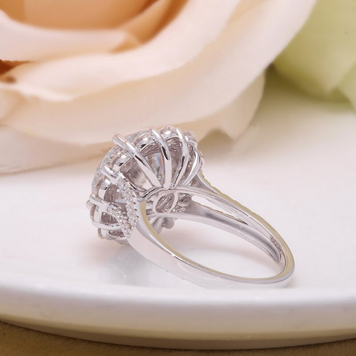 Eva bague Moissanite en Or