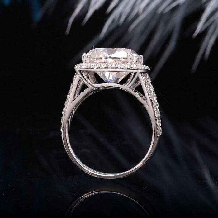 Clara bague Moissanite en Or