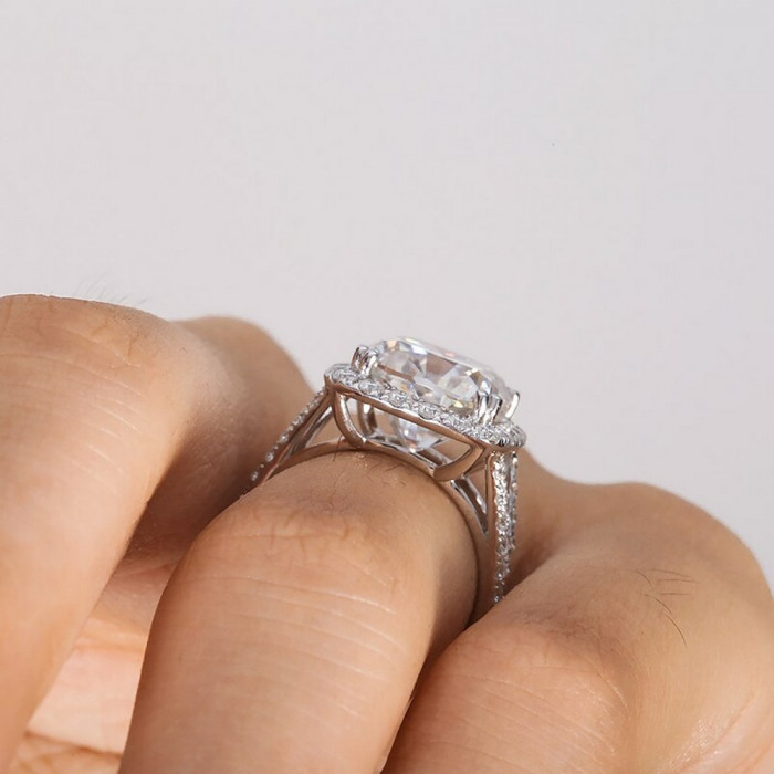 Clara bague Moissanite en Or
