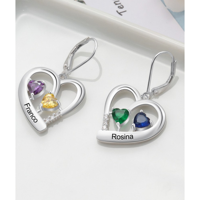 ESTHER Boucles d'oreilles Cœur