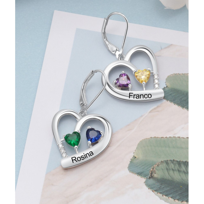 ESTHER Boucles d'oreilles Cœur