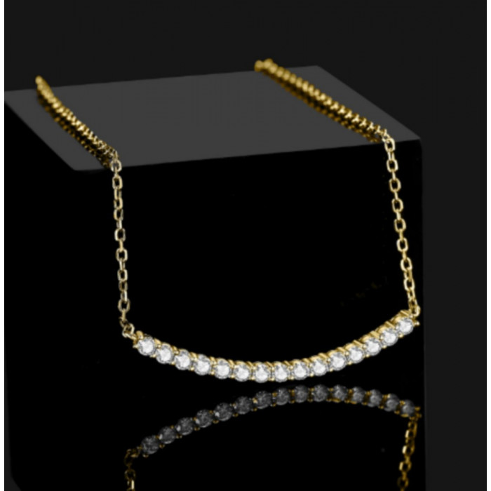 Sublime petit Collier Moissanite