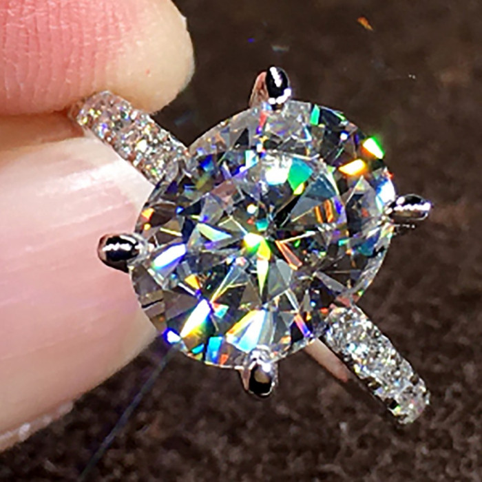 Heloïse bague Moissanite en Or