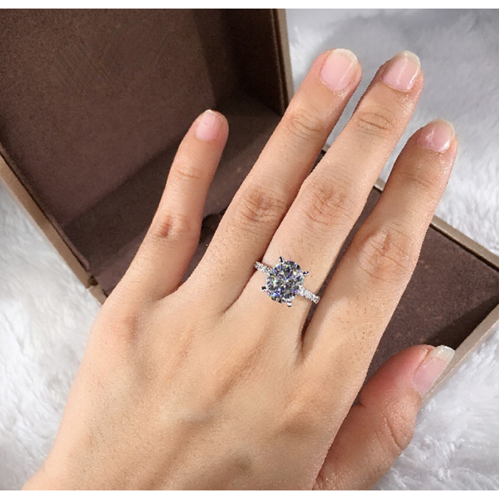 Heloïse bague Moissanite en Or