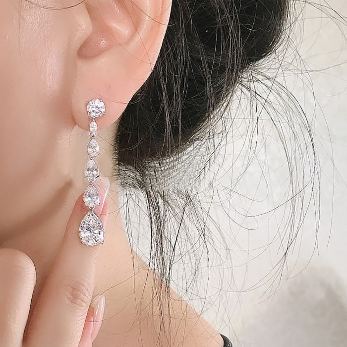 ELISABETH Boucles d'oreilles Moissanite