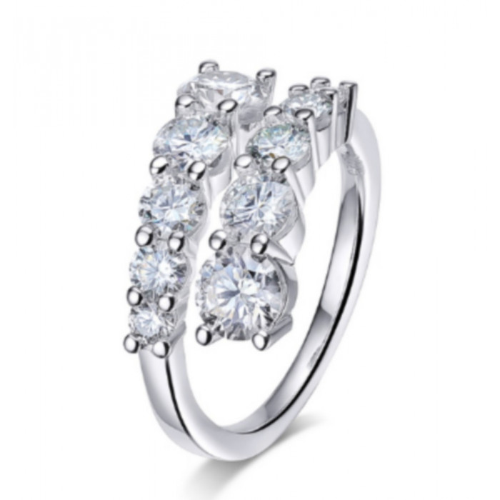 PATRICYA bague en Argent et Moissanite