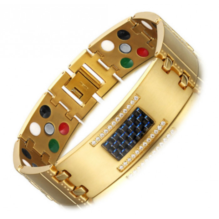 Bracelets homme incrusté e cristal