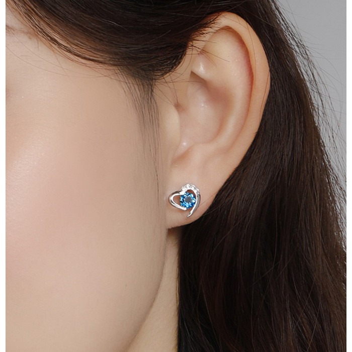 FIONA Boucles d'oreilles Cœur