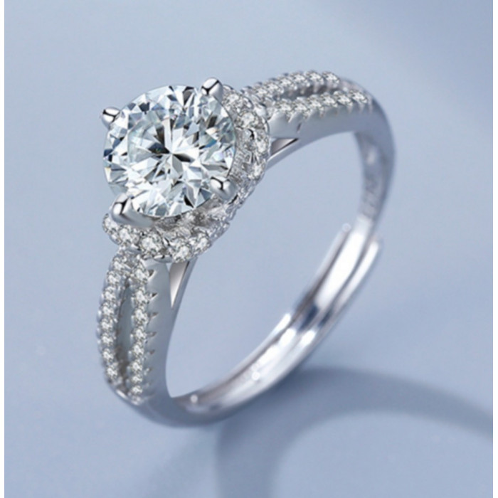 ROSIE bague Moissanite