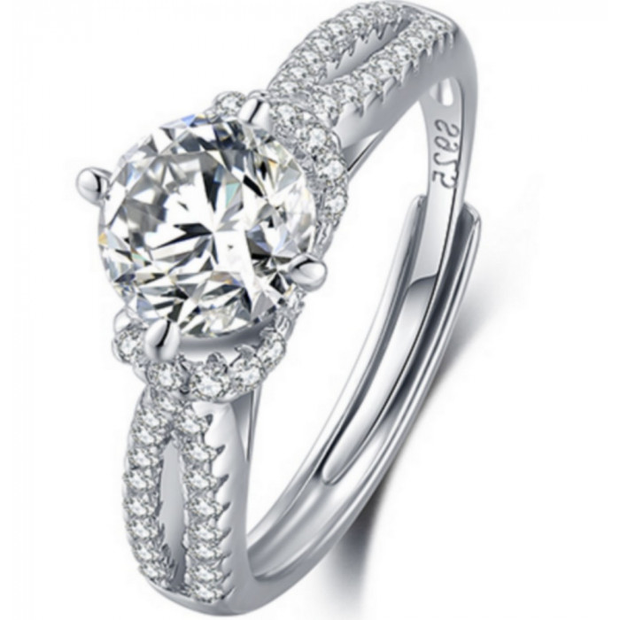 ROSIE bague Moissanite