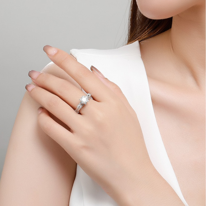 KATIANA bague Moissanite