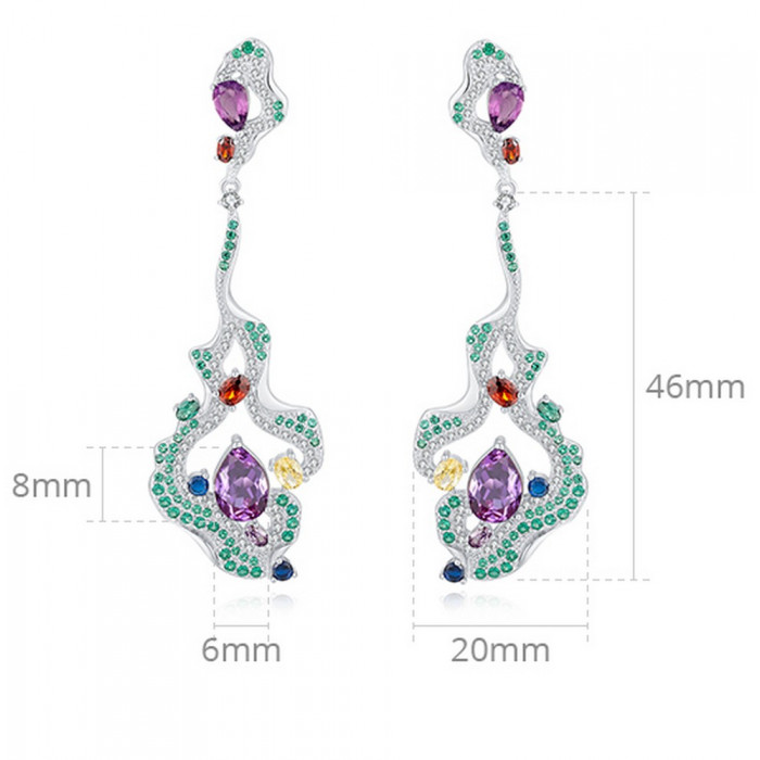 Boucles d'oreilles Améthystes