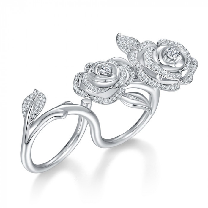 CLARABELLA bague Moissanite
