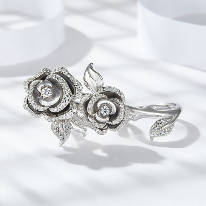 CLARABELLA bague Moissanite