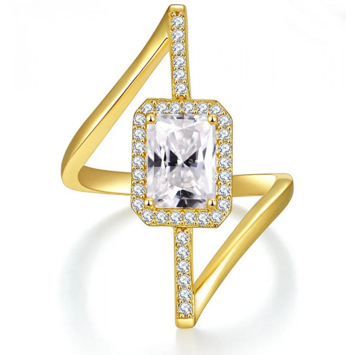 ELVIRA bague en Argent et Moissanite