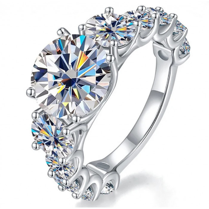 Maïna bague Moissanite en Argent