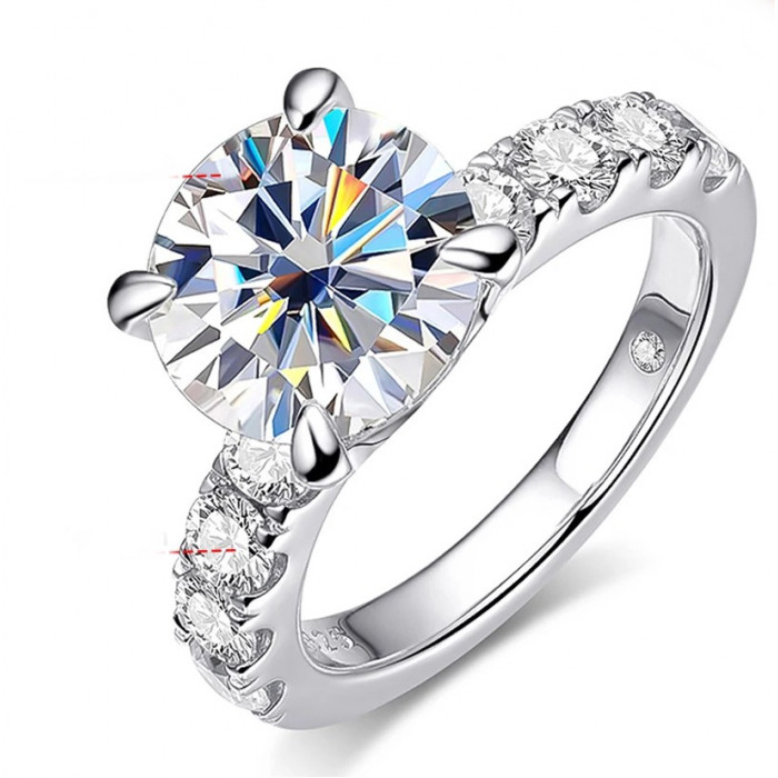Liyah bague Moissanite en Argent