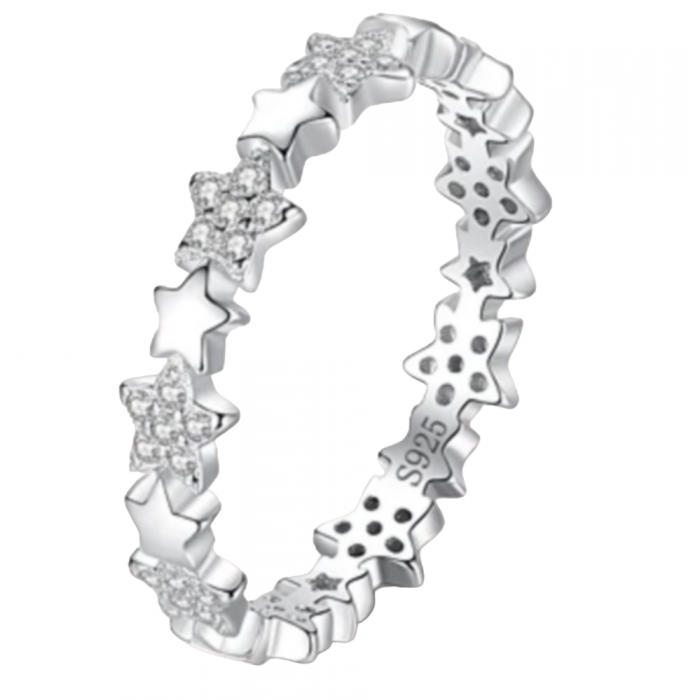Bague Alliance étoiles