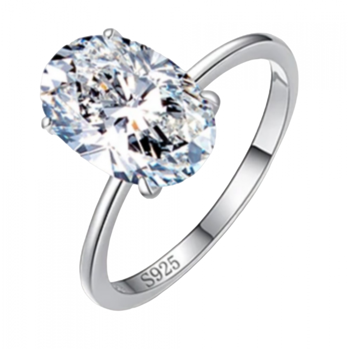 STACY Bague solitaire en argent