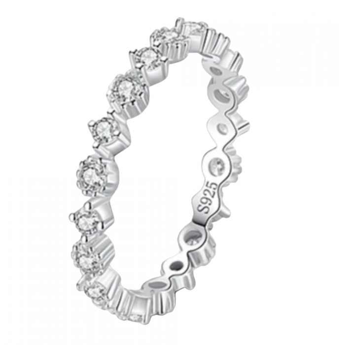 ELEA Bague alliance en argent