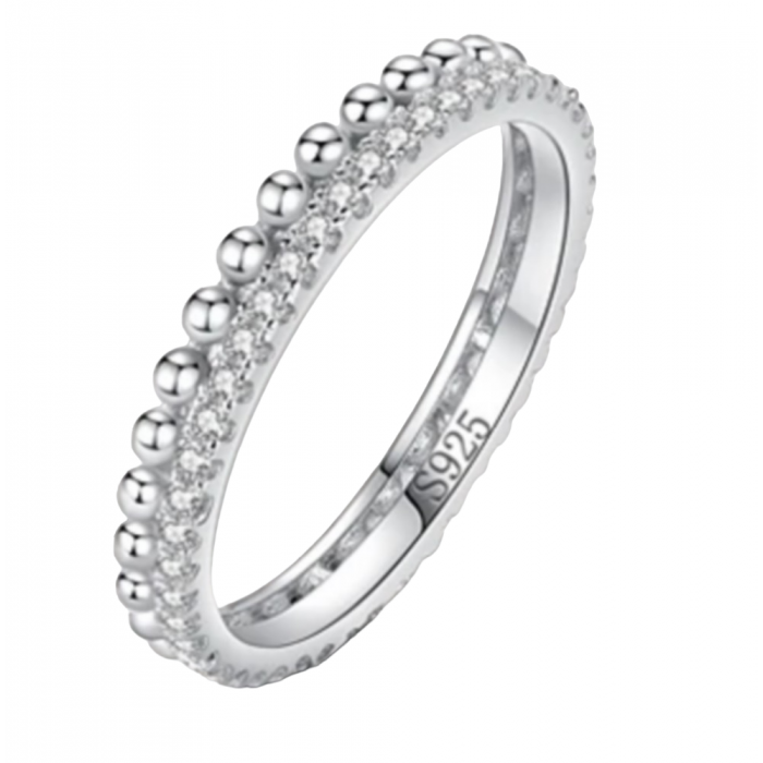 Farah Bague alliance en argent