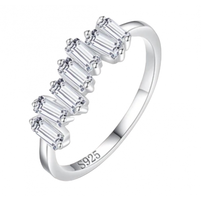 Caroline Bague alliance en argent